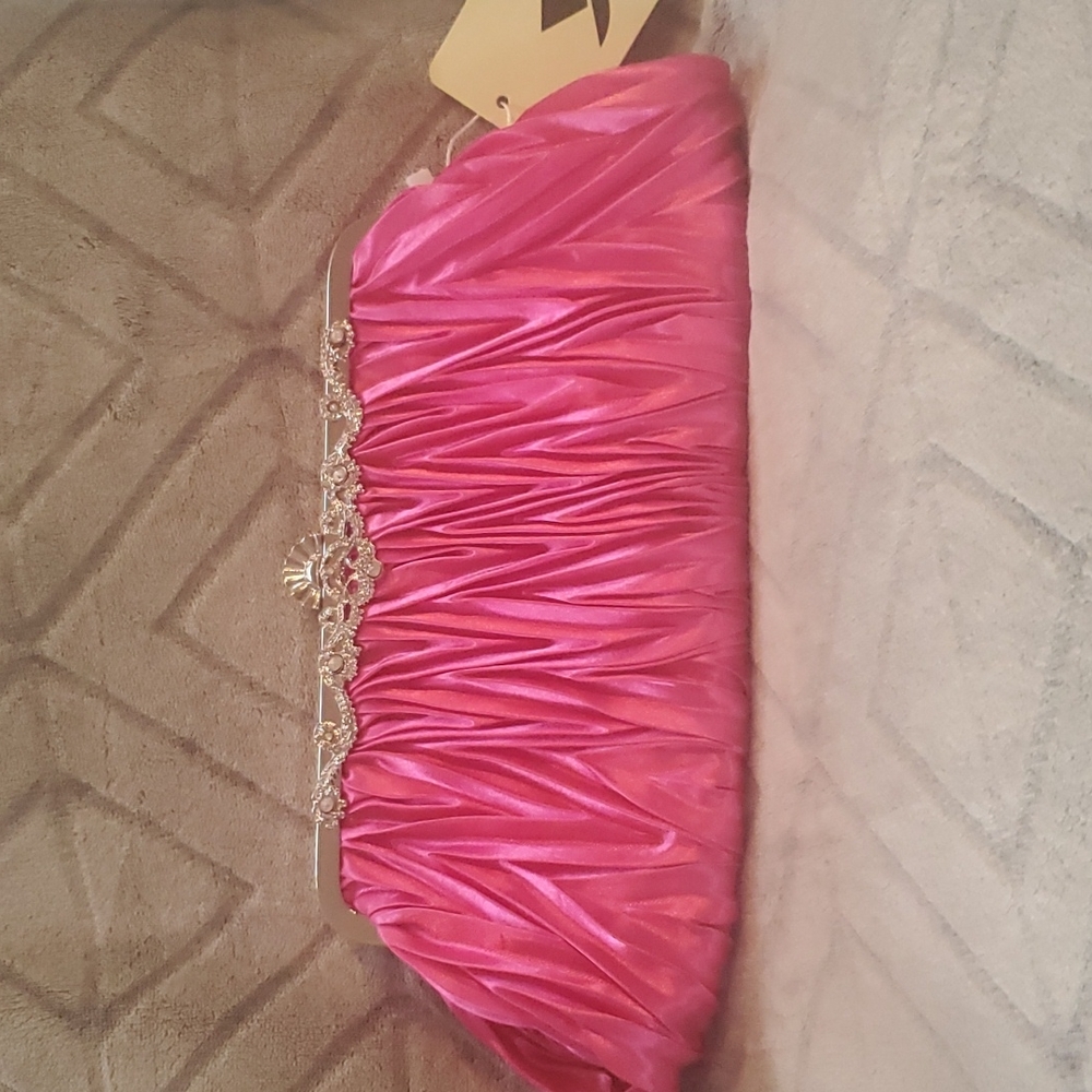 Pink clutch